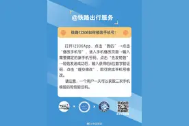 铁路12306如何修改手机号？图片