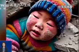 “地震废墟下的小男孩”竟是AI生成！记者调查揭开真相图片