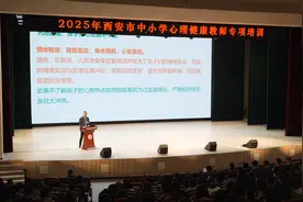2025年西安市中小学心理健康教师专项培训会（第三场）举行图片