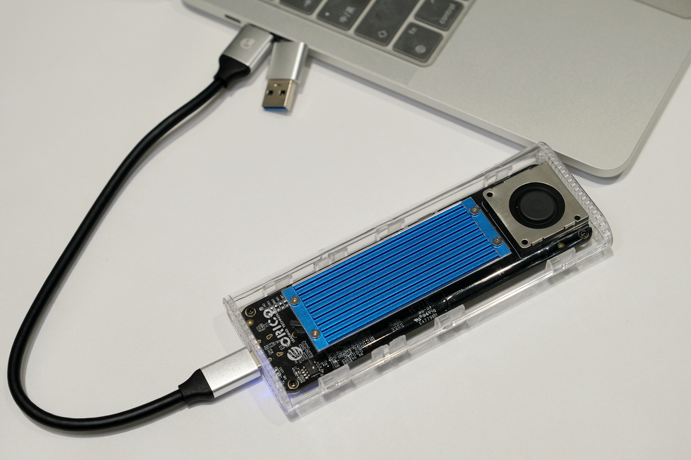 追求飞快的感觉,ORICO J-20 SSD+USB4硬盘盒套装评测