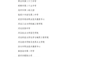 最新公示！河北这些学校和教师拟获全国表彰图片