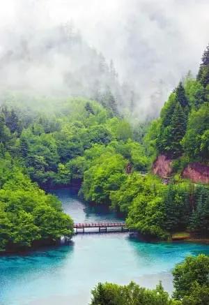 45张九寨沟最美风景手机壁纸