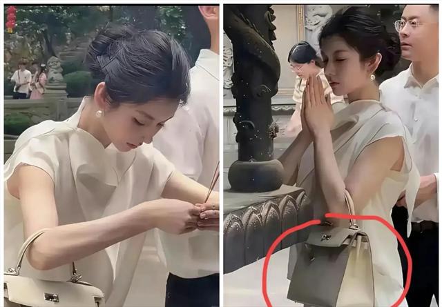 寺庙看到的一幕！好奇！她这么漂亮	，这么富有，究竟还要祈求什么