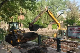 哈尔滨马家沟南岗段清运淤泥杂物400立方米图片