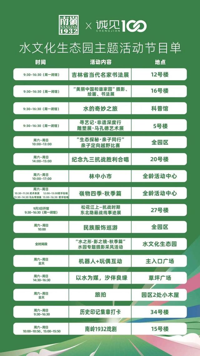 逛起来~长春水文化生态园、长春世界雕塑园活动再升级