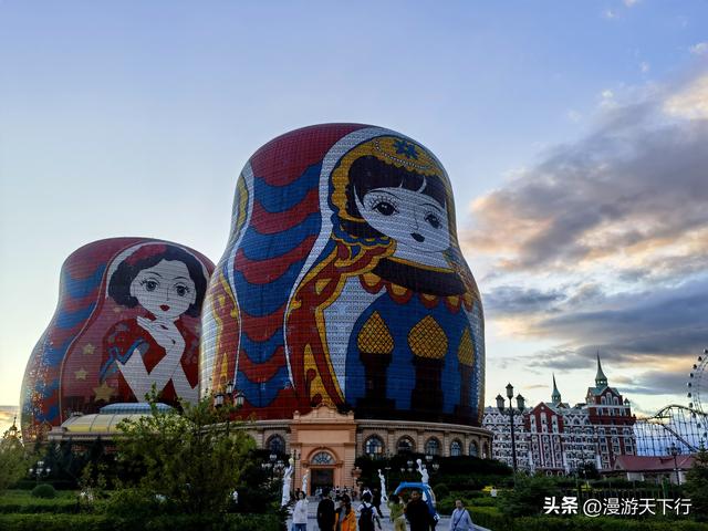 满洲里套娃景区，美轮美奂的缤纷世界，视觉的享受