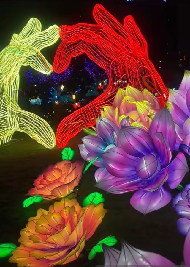 白天吃蘑菇大餐🍄,晚上看大观公园旁的蘑菇灯海