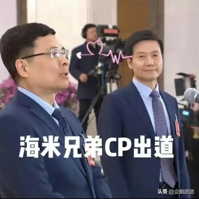 海尔老总和雷军同框遭冷落，网友调侃表情酷似结界兽，这下火了