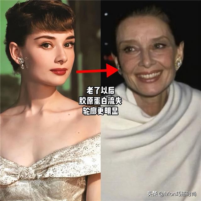 都是60岁左右，看了赫本，再看山口百惠：才明白“骨相”的重要性