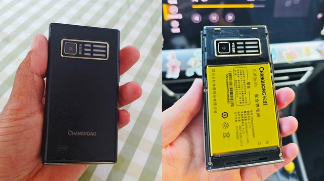 国产老型号翻盖机，内外双3.5英寸触控屏，系统神似智能机