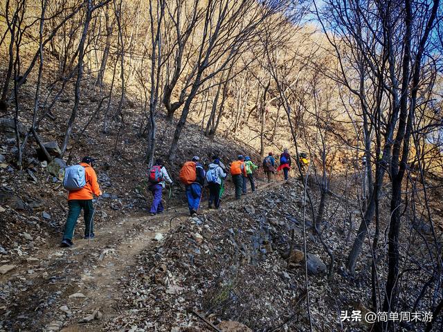 21）徒步山西阳城蟒河指柱山，冬日山野之行，把疲惫，留在上山的