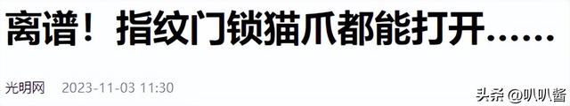 "指纹锁"正逐渐退出中国家庭？听开锁师傅说完，我才恍然大悟！