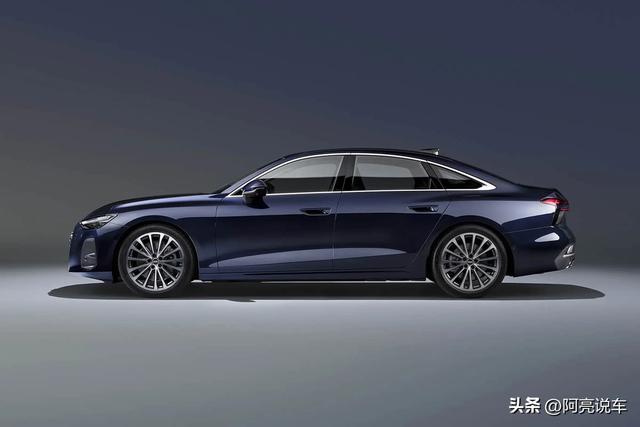 全新一代奥迪A6L变年轻了！数字大灯+黑化套件，2.0T轻混是主力