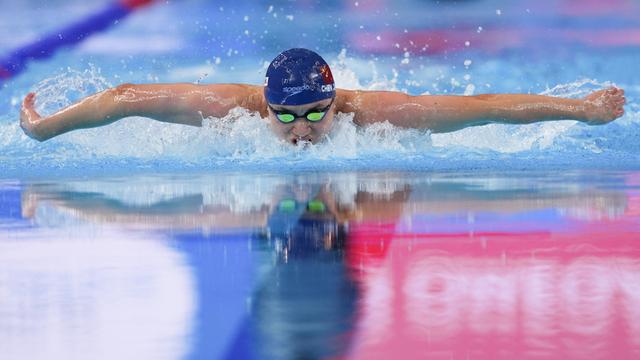 陈俊儿获世锦赛200米蝶泳第七