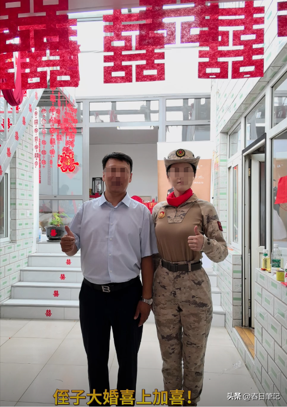 93受阅女兵参加婚礼被骂惨！网友：穿这套衣服去是几个意思？