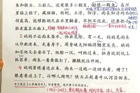 四年级下册语文，第六单元课文19《小英雄雨来》笔记+课堂解析~图片