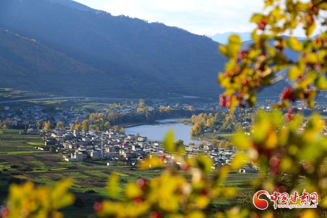 陇拍客丨岷县十里镇：秋色斑斓映洮水