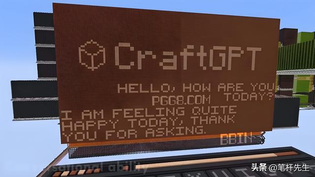 《我的世界》4.39亿方块真拼出CraftGPT，问句“你好”要等2小时