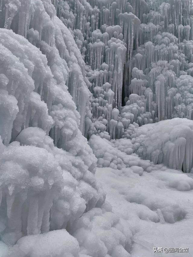 冬日江山美如画 秦岭冰瀑醉游人