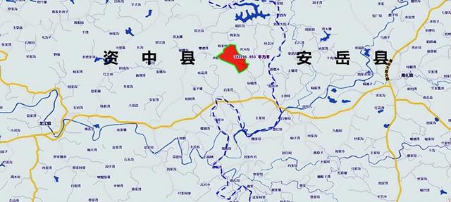 【川南F4】周礼镇芦堰村6组,安岳在资中境内的一块飞地
