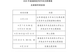 河南省2025年专升本及对口招生4月2日放榜图片