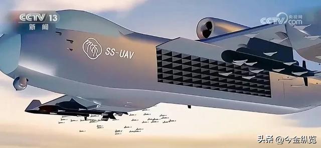 比歼10还大？“九天”无人机携300巡飞弹首飞，关岛要变清道夫了
