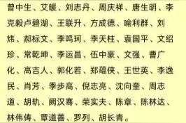 黄埔军校前六期优秀学员名单图片