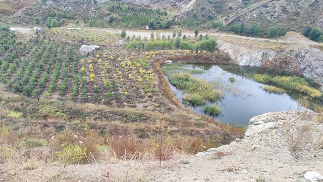 闲逛包头大青山南坡笸箩铺景点，去时一人，景区也一人，有点荒野