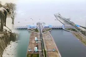 淮河千年不入海，如今入海口还要人工修建？淮河到底经历了什么？图片