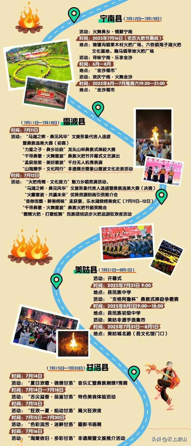 这个夏天，来凉山就对了！（附凉山各地文旅活动表）