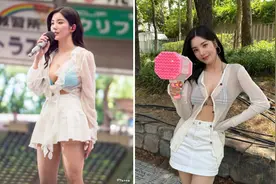 韩国新一代性感女神穿比基尼参加水庆典炸翻全场，却被骂服装暴露图片