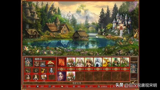 英雄无敌3MOD种族之花仙堡：真正的精灵王国与最美丽的女神组合。