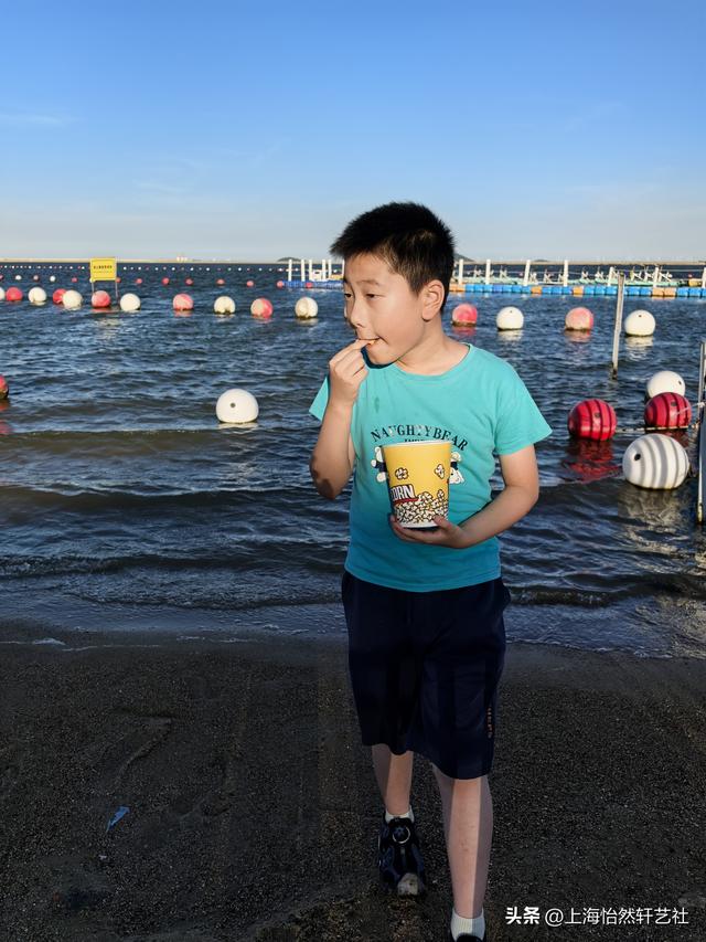 平豪视点Ⅱ上海金山城市沙滩，湛蓝的海，酷暑中的避暑港湾