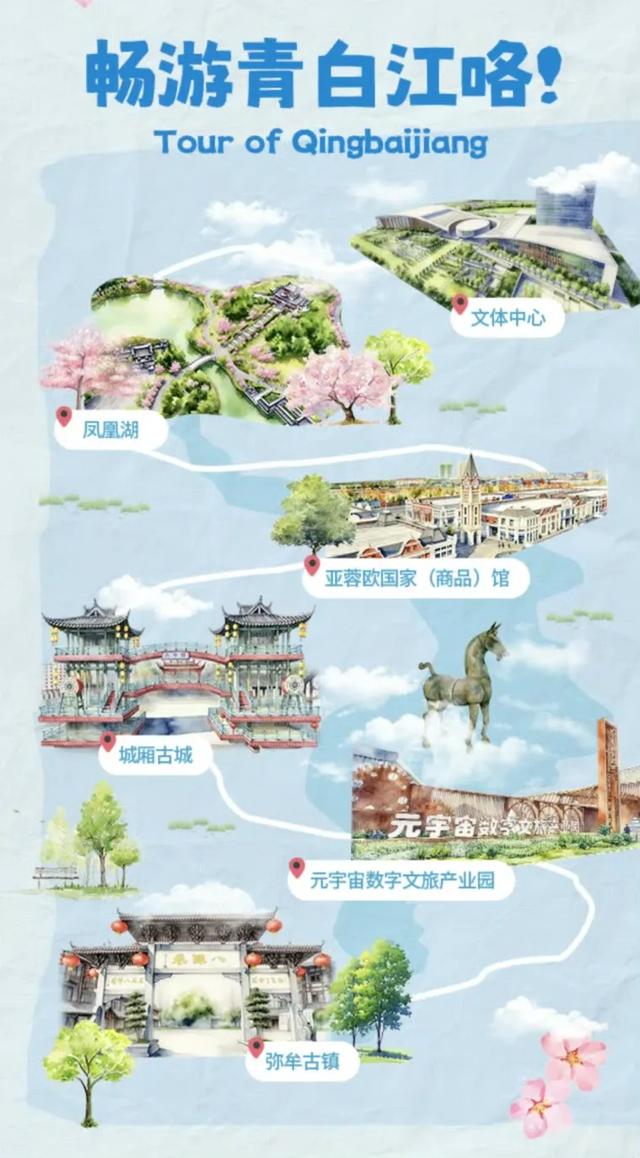 跟着世运去旅行，探索AI世界中的青白江！