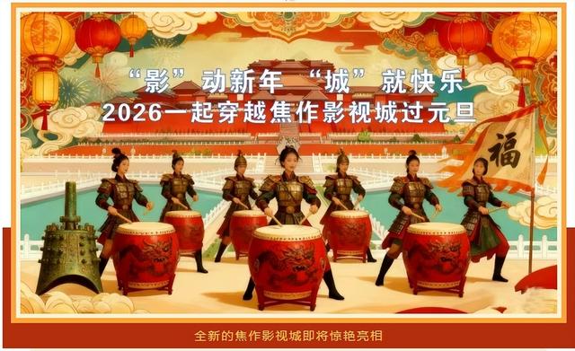 【商机】穿越焦作影视城过元旦，商机正燃！黄金商位火热招商中！