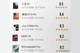 几乎零差评的5台神机，除了最后一台，其余基本100%好评图片