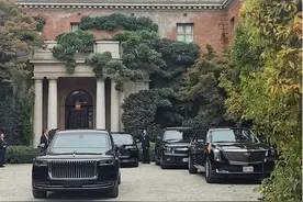 红旗N701霸气现身美国，气势拿捏凯迪拉克野兽，是如何运过去的？图片