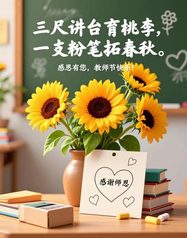 教师节致敬恩师：三尺讲台，揽星辰大海；桃李春风，您似细雨无声