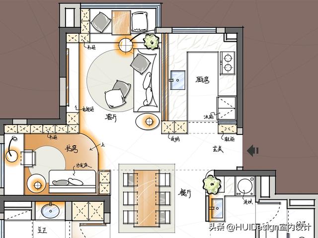 127㎡改造，非要三房朝南？如何破解空间矛盾，实现功能需求？