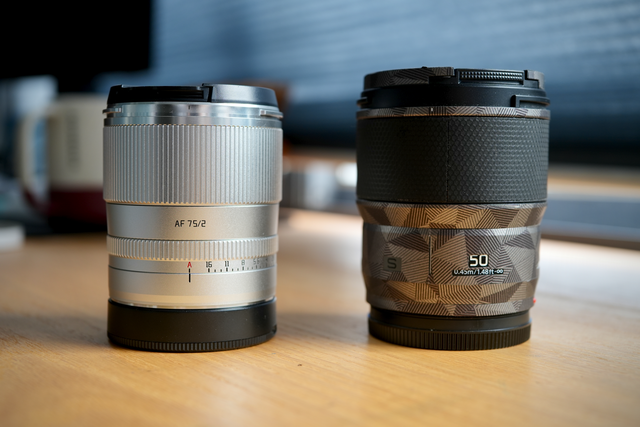 L卡口银色全金属高颜值镜头——铭匠75mm/F2镜头分享