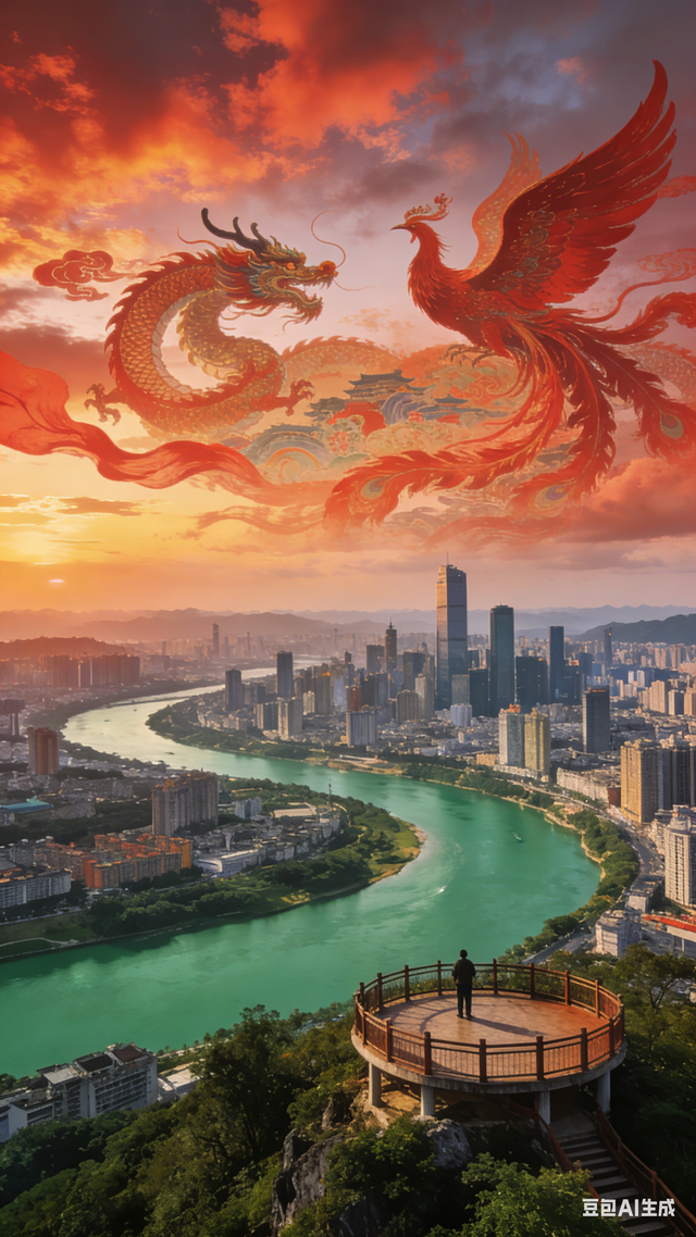 无双道龙赵小荣游记《 一笔祥龙行天下 》（一四九）青秀山