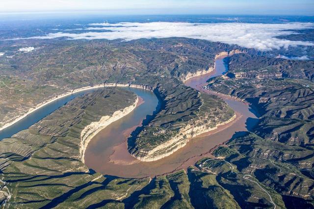 黄河忻州市段，感叹祖国山河之壮美
