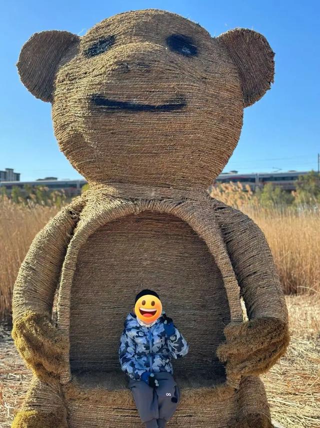 大风刮出绝美晴天！北京园博园湿地稻草人展持续营业中，蓝天湿地拍爆朋友圈