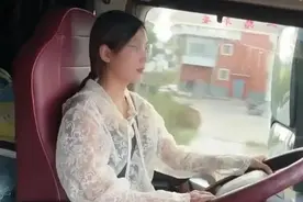 35岁货车女司机月入6万住别墅，网友：太少了，不如编月入60万。图片