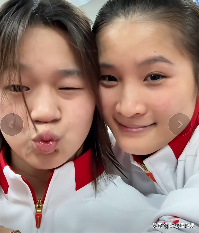 一场比赛结束后，全红婵和陈芋汐状态截然不同，幸不幸福一目了然