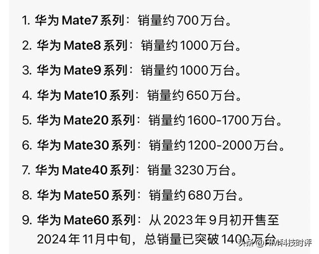 Mate70竟然卖不动