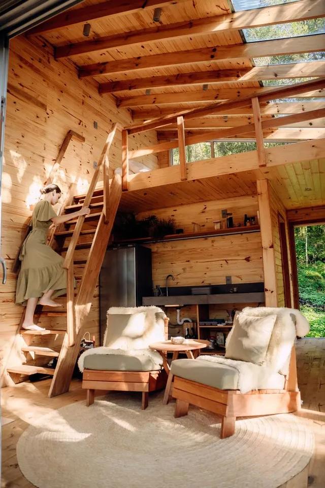 35㎡的森林拥抱，沉浸式短住秘境小屋