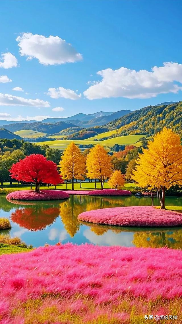 秋把山野调得浓烈