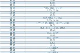 滨州汽车总站最新班次时刻表来了！图片