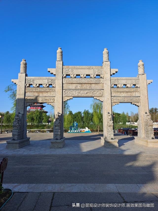 河北省沧州市百狮园公园 旅游照片